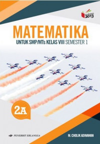 Image of Matematika untuk kelas smp/mts kelas viii semester 1 2a