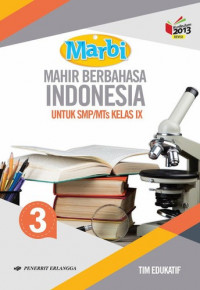Image of Mahir berbahasa indonesia jilid 3 untuk smp/mts kelas ix